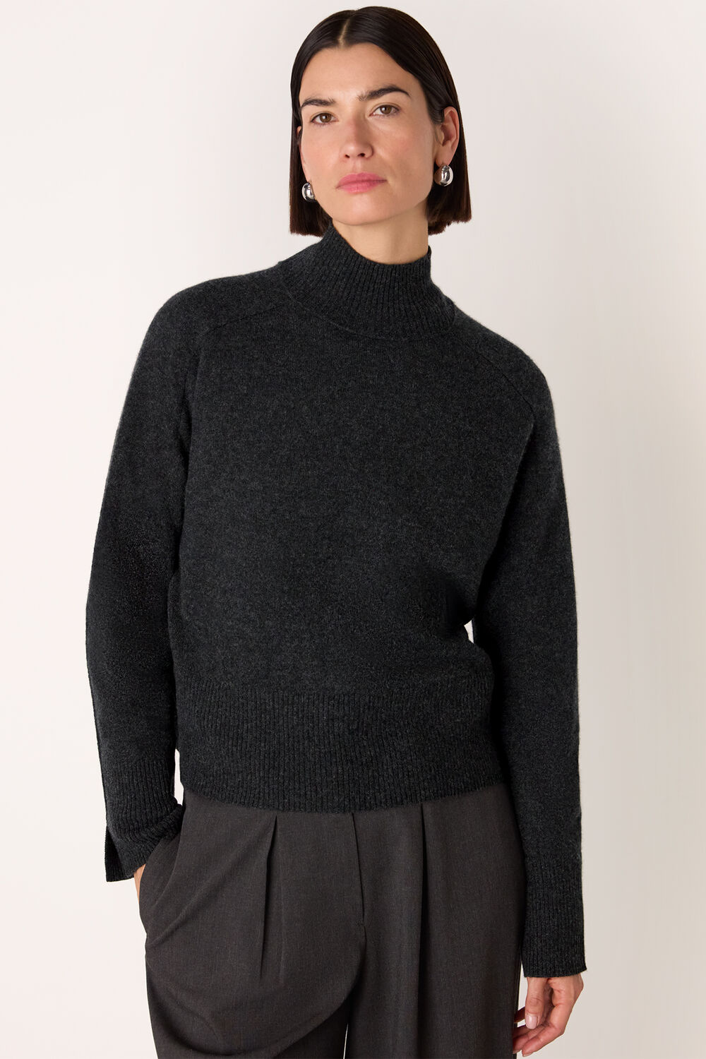 Cashmere Funnel Neck